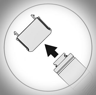 Philips Respironics 12MM Non-Heated Tubing Connector Adapter for Dreamstation 2 Series CPAP Machines